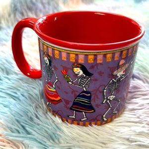 Dancing Katrina’s ceramic mug , fiesta 5 de Mayo mug